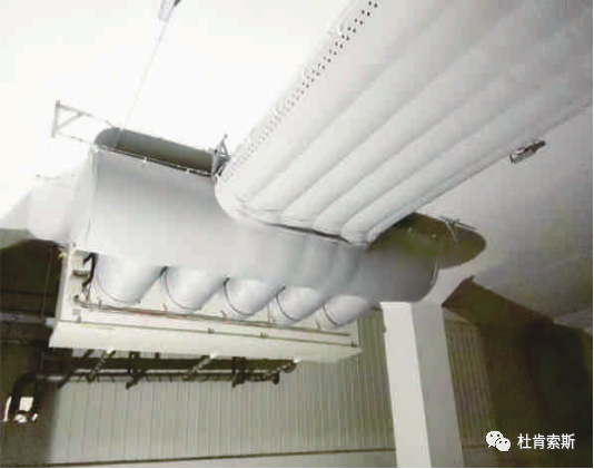 GA黄金甲索斯柔性风管利用在冷库