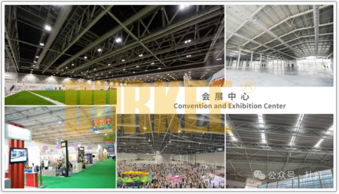 GA黄金甲柔性风管利用在会展中心